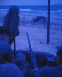 Marko lived with the Marines on China Beach twice.  The 50 cal machine gun is set up nightly to watch the beach